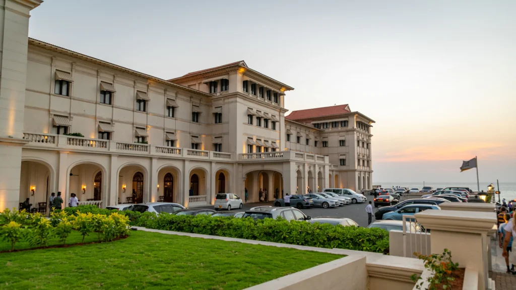 Colonial-era hotel on the Colombo seafront