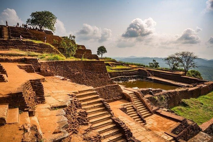 Ruins on the summit of Sigiriya Rock
